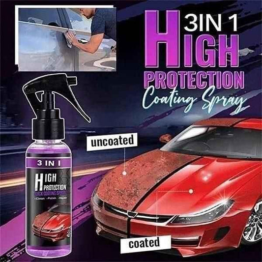 3 in 1 High Protection Quick Car Ceramic Coating Spray 💥 Buy 1 Get 1 FREE 💥